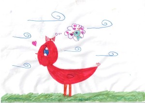 Minun blogin ensimmäinen piirros 2015